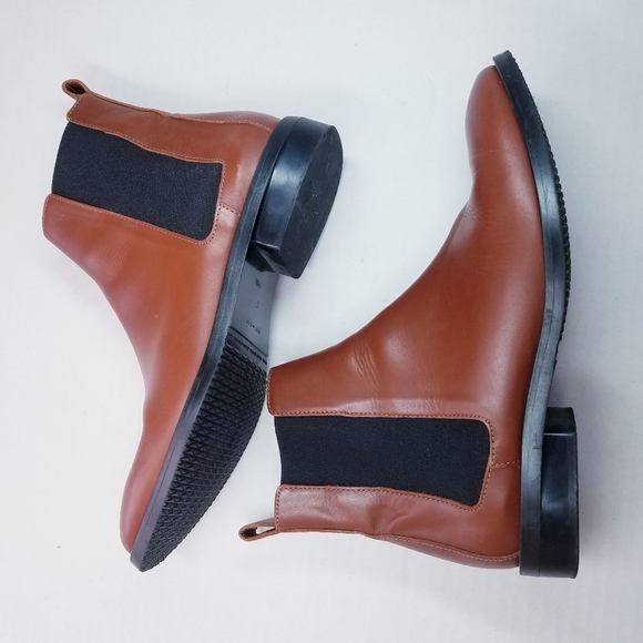 Everlane | Brown Leather Ankle Boots 7.5 - Picture 9 of 13